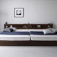 Amazon｜RASIK ベッド ダブル フレームのみ ホワイト 収納付き ベット